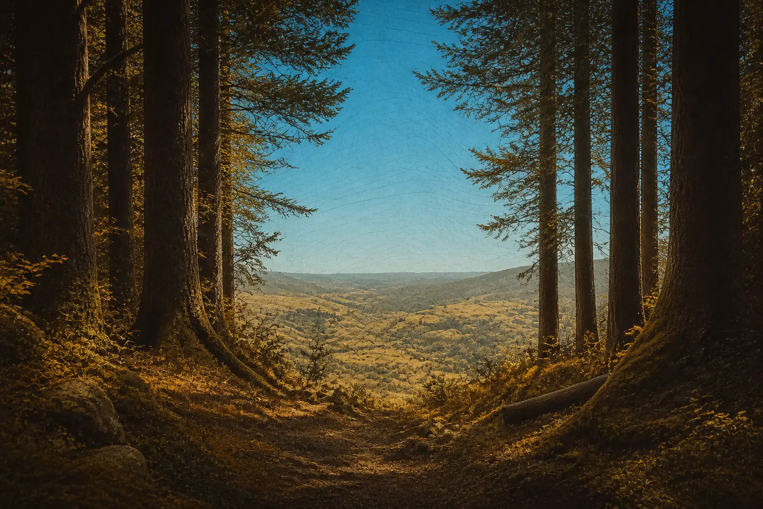 La forêt qui s’ouvre