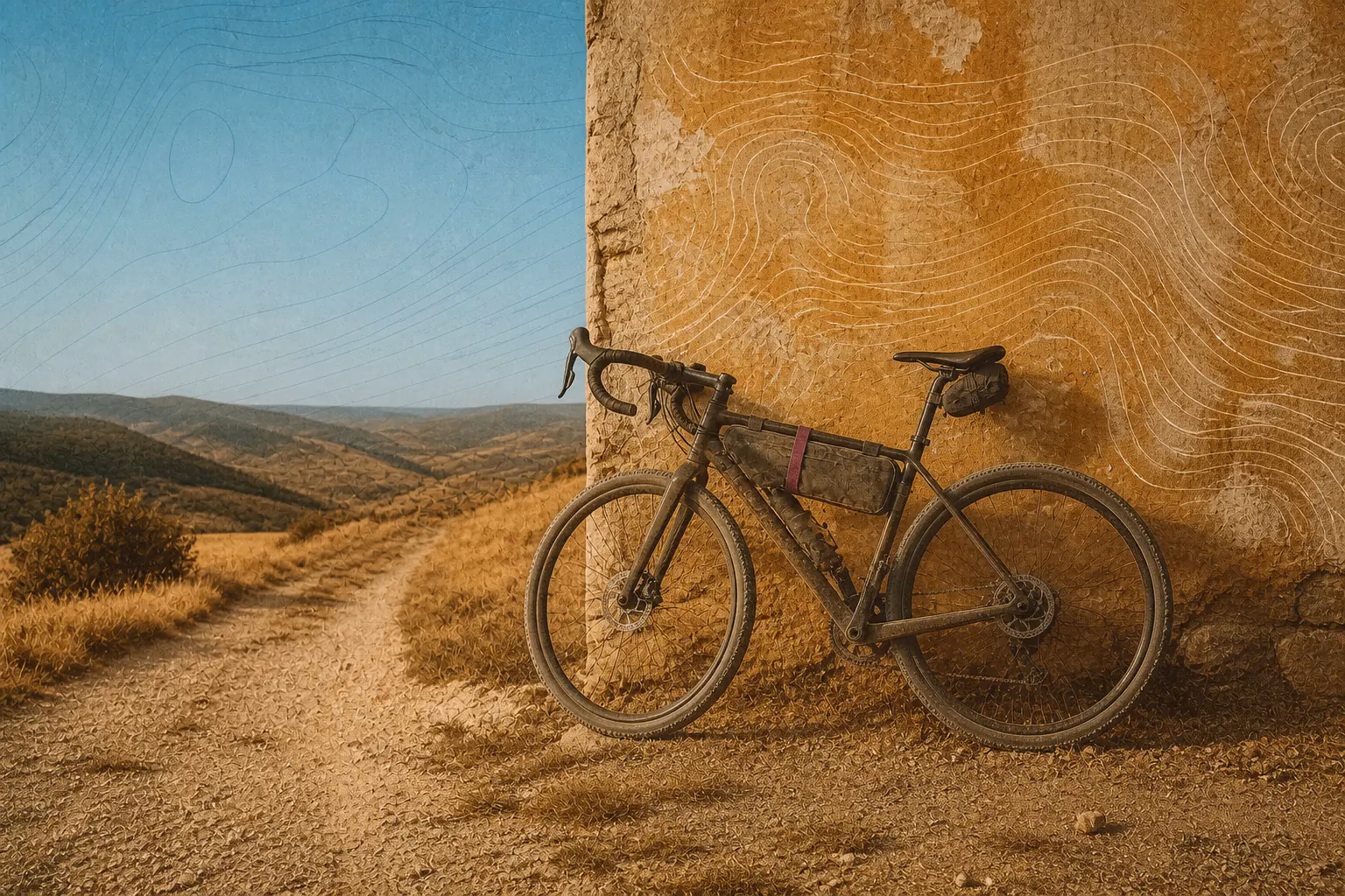 Le vélo prêt à repartir